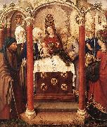 DARET, Jacques Altarpiece of the Virgin inx painting